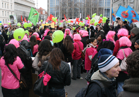 Frauendemo leute