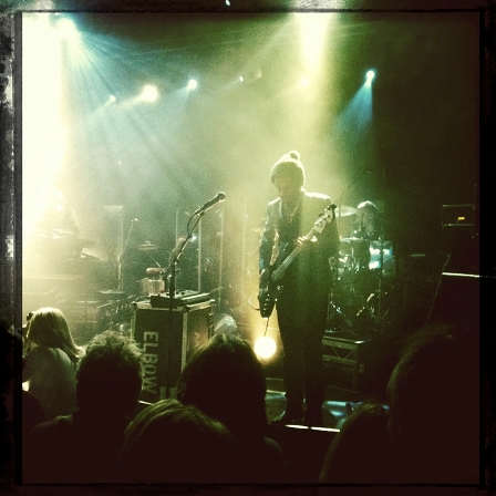 Elbows Bassist Pete Turner live on stage