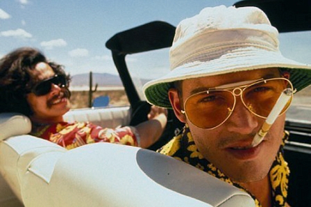 Johnny Depp in "Fear and Loathing in las vegas"