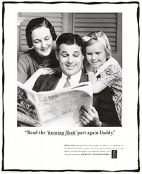 © Amnesty International Vater Mutter Kind beim gemeinsam Zeitunglesen