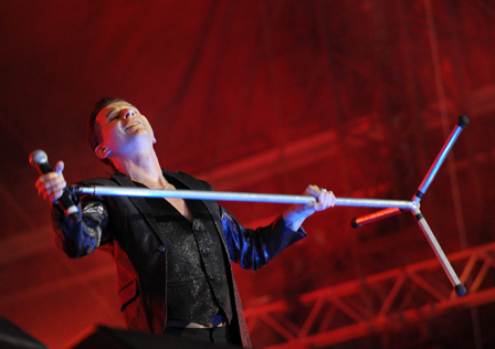 Dave Gahan bei einem Konzert im Jahr 2009