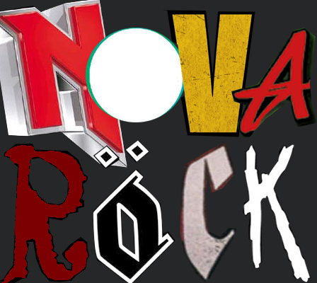 schriftzug Nova rock