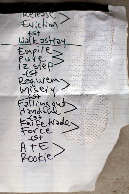 Setlist Boy Sets Fire