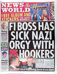 News of the World: F1 Boss Has Sick Nazi Orgy with 5 hookers