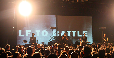 Ein Auftritt der Band Laibach