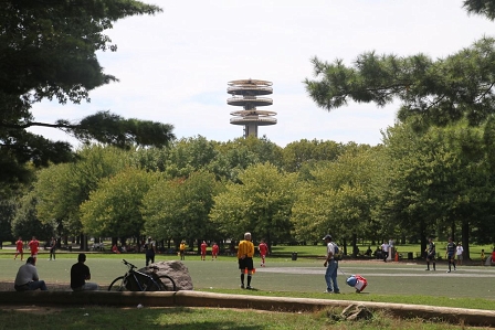 Flushing Meadows Corono Park, World's Fair, Weltausstellung, Retrofuturismus, New York, Subway