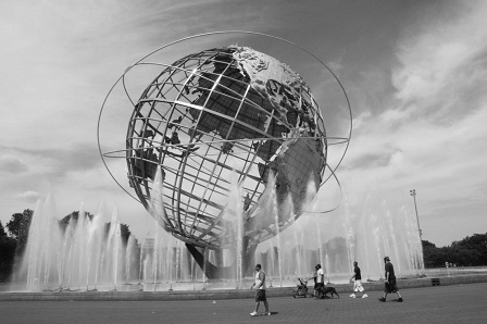 Flushing Meadows Corono Park, World's Fair, Weltausstellung, Retrofuturismus, New York, Subway