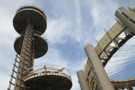 Flushing Meadows Corono Park, World's Fair, Weltausstellung, Retrofuturismus, New York, Subway