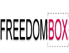 Schriftzug Freedom Box