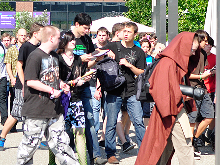 Bsucher auf der Gamescom