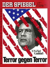 Spiegelcover von 1986 mit Gaddafi