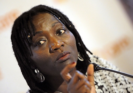 auma obama, während des vortrags