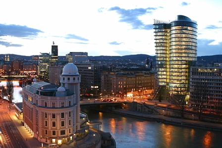 Wien: Urania und Uniqua Tower