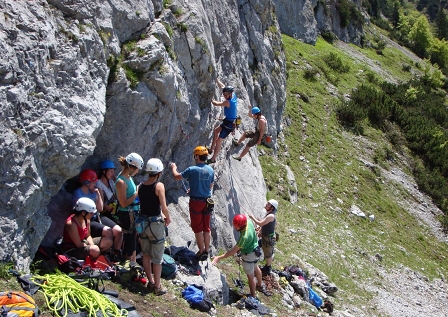 Die Multerkarwand am Wilden Kaiser