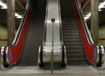 Rolltreppe in Muenchen
