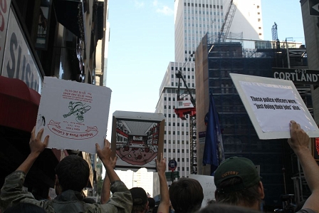 Occupy Wall Street, Unions, New York