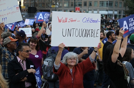 Occupy Wall Street, Unions, New York