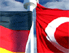 Deutsche und türkische Flagge