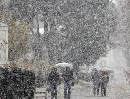 Schneefall in Wien