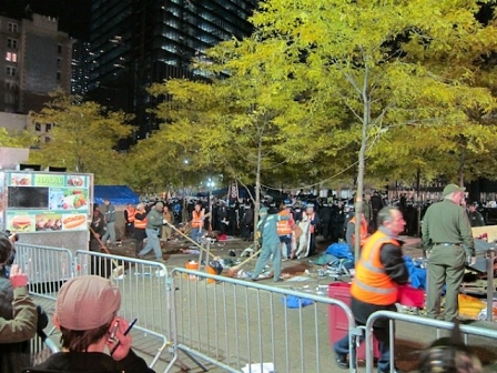 Occupy Wall Street Cleaning