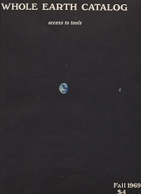 © CC - SJ Fall 1969 cover, Whole Earth Catalog.