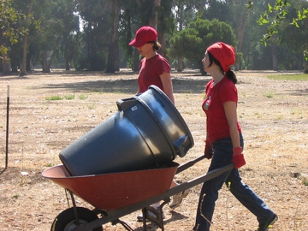 constructing a wheelbarrow