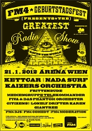 Flyer für das FM4 Geburtstagsfest