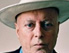 Christopher Hitchens mit Westernhut