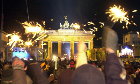 Silvester vor dem Brandenburger Tor