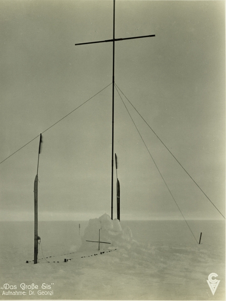 Alfred Wegeners Grab auf Grönland, Foto: Archiv für deutsche Polarforschung