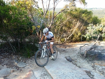 mike biking in Manly