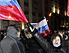 Putin supporters celebrate his victory in the Presidential election.