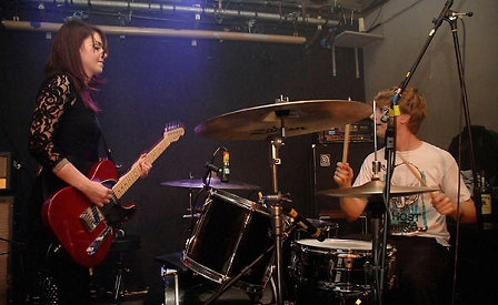 © Blood Red shoes britisches Duo Blood Red Shoes Steven und Laura Mary