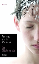 Buchcover: Person mit geschlossenen Augen und etwas Schnee im Haar