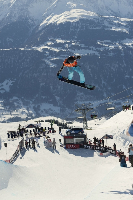 Kelly Clark in der Halfpipe