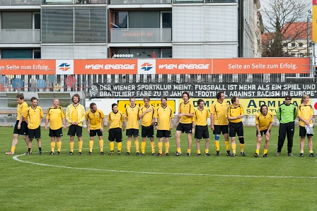 foto vom fm4 fussballmatch