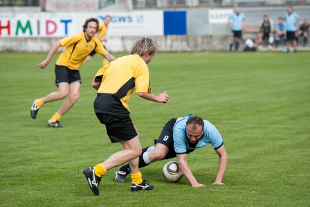 foto vom fm4 fussballmatch