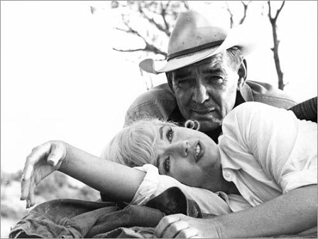 Marilyn Monroe und Clark Gable in "The Misfits"