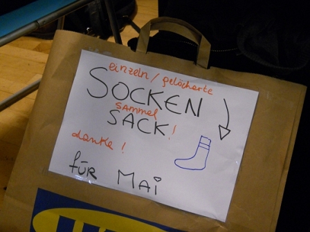 ikea sack mit socken