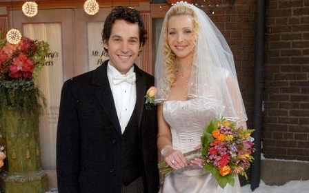 Paul Rudd und Lisa Kudrow als Hochzeitspaar in "Friends