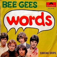© Polydor Bee Gees Single Words