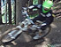 Freeride-Mountainbike in der Kurve