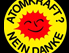 Sticker: "Atomkraft? Nein, Danke!"