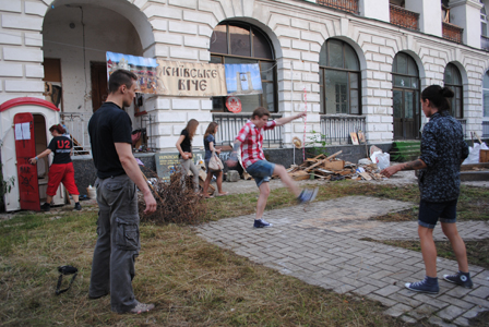 Festivalstimmung in Kiev