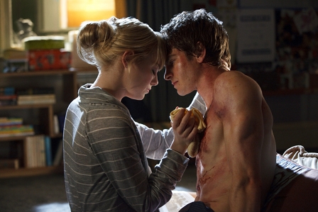 Emma Stone und Andrew Garfield in "the amazing spider-man"