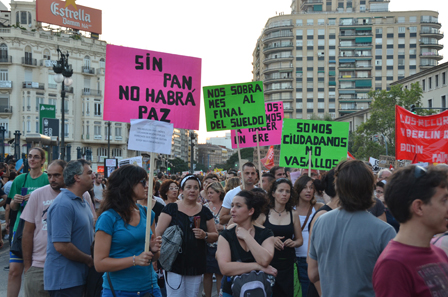 © Rafael Egea Gómez Proteste in Spanien