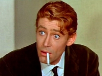 Peter O' Toole mit Zigarette in "What's New Pussycat?"