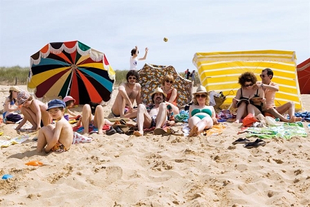 Familie am Strand, Szenenbild aus "Le Skylab"