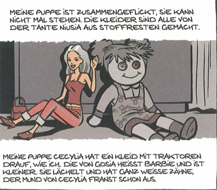 comic zwei puppen im vergleich