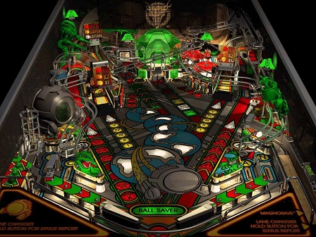 Der "Pro Pinball"-Tisch "Timeshock!"